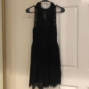 Black lace Free People dress